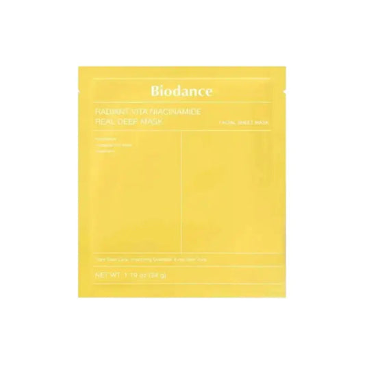 Biodance Radiant Vita Niacinamide Real Deep Mask - masque à l'unité