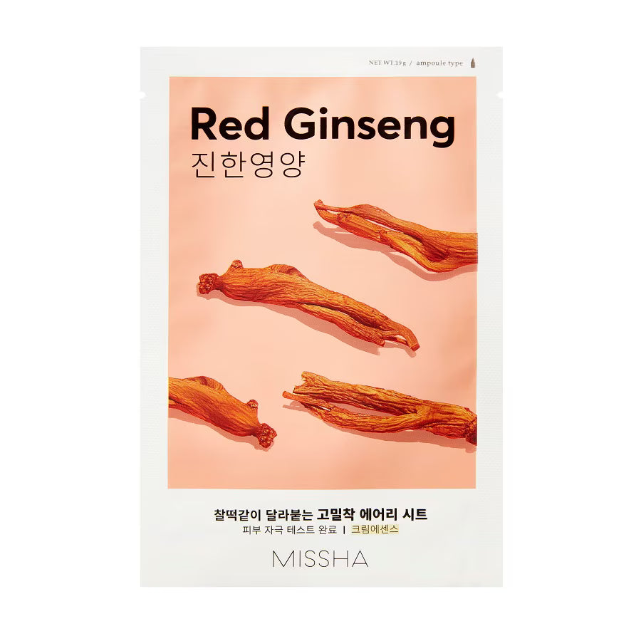 Missha Airy Fit Sheet Mask Red Ginseng 19g